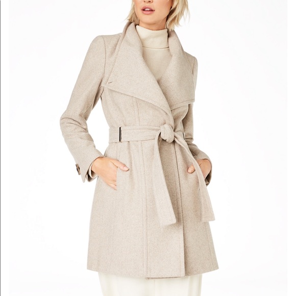 Calvin klein belted toggle wrap coat Clearance